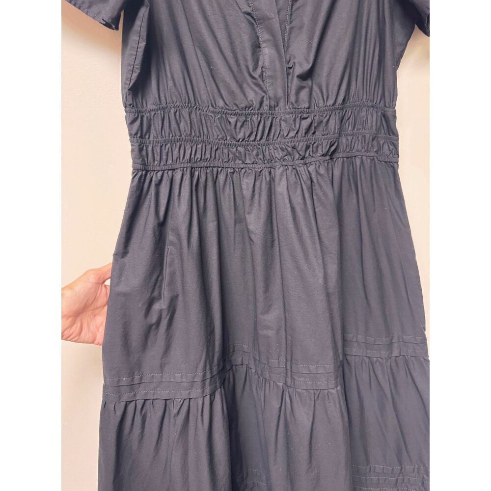 by ANTHROPOLIGIE The Somerset Maxi Dress, Black, Sz L - Picture 7 of 12